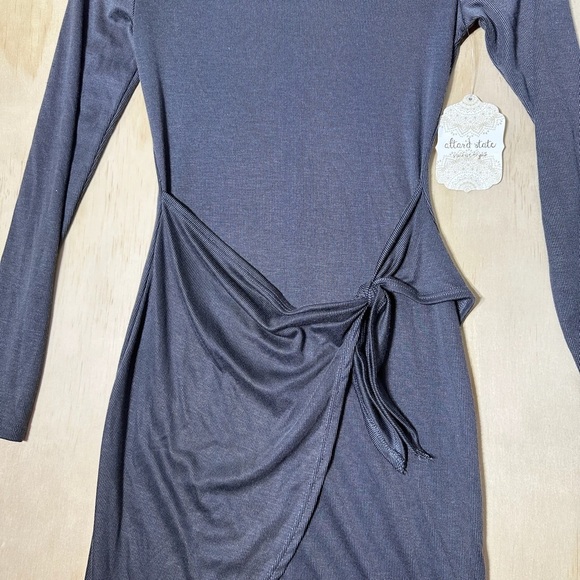 Altar'd State Tatia Ribbed Tie Front Dress - Picture 3 of 10